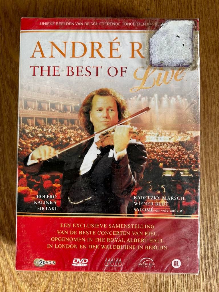 DVD André Rieu the best of Live (nieuw), Alle leeftijden, Ophalen of Verzenden, Nieuw in verpakking