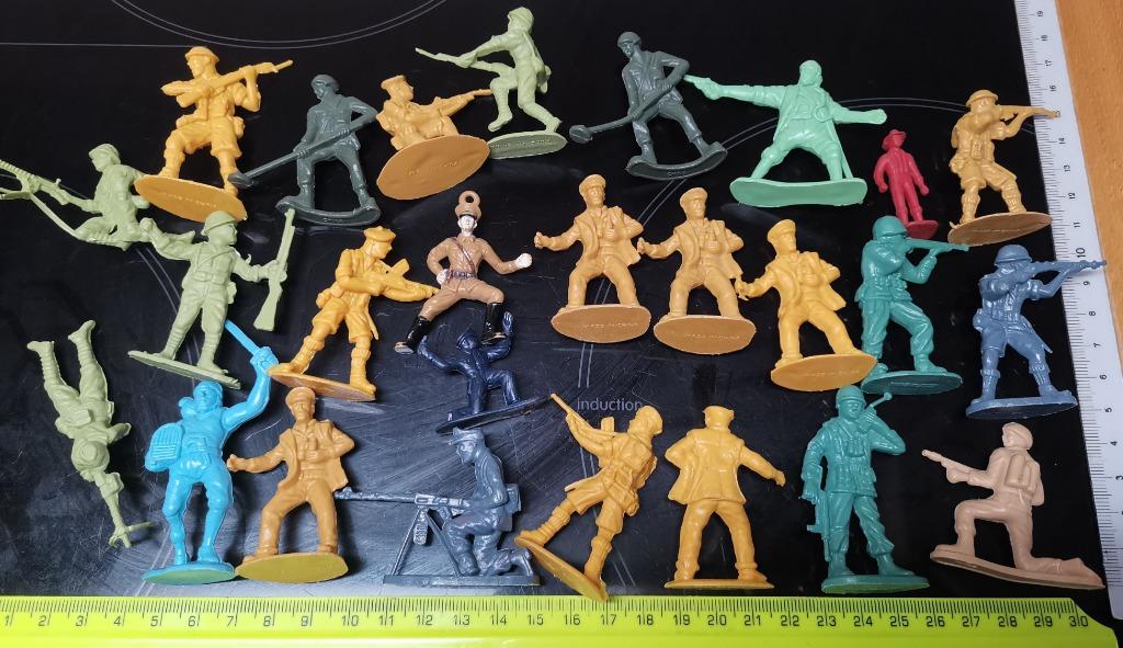 Legermannetjes plastic, Ophalen, Gebruikt