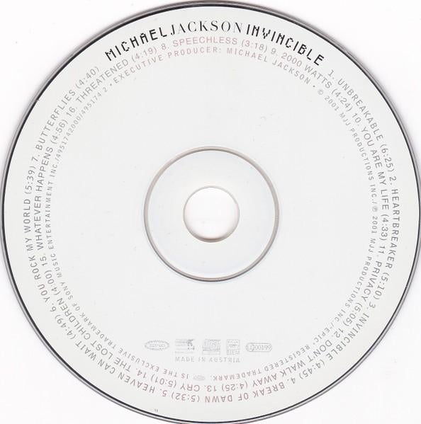 Michael Jackson – Invincible, Cd's en Dvd's, Cd's | Pop, Nieuw in verpakking, Ophalen of Verzenden