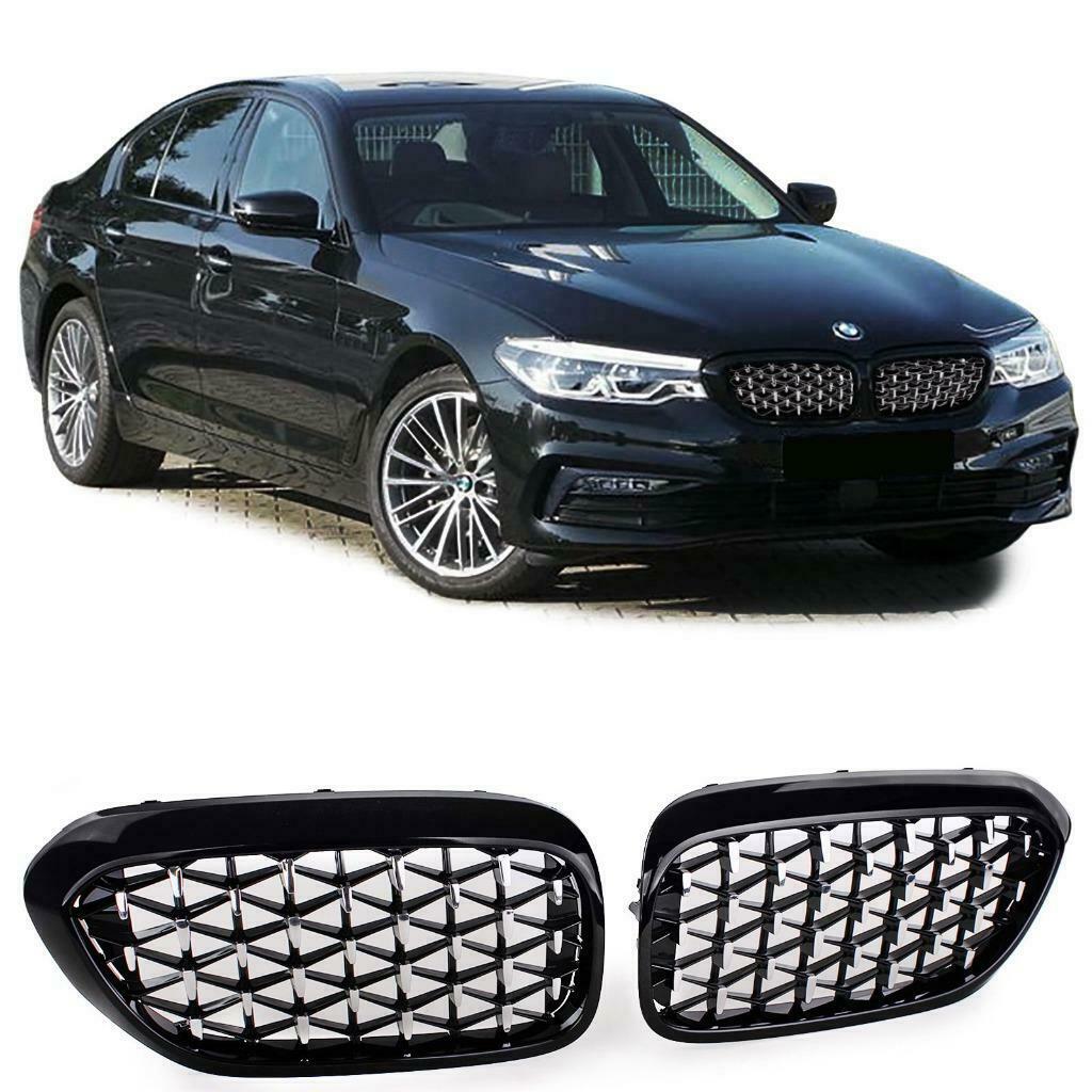 Calandre look NEW BMW diamant pour BMW Série 5 G30 G31!, Autos : Divers, Tuning & Styling, Enlèvement ou Envoi