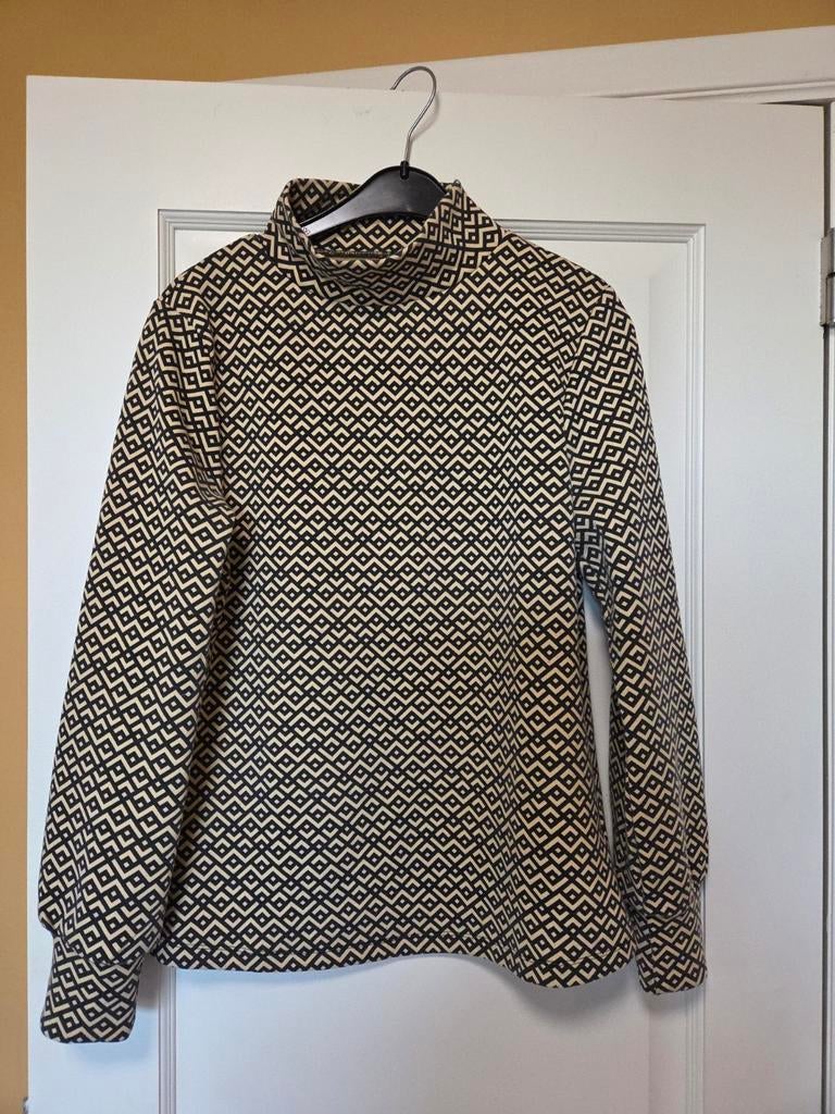 Mooie blouse beige/zwart L/XL True Spirit dames, Kleding | Dames, Zwart, Maat 42/44 (L), Nieuw, Ophalen of Verzenden