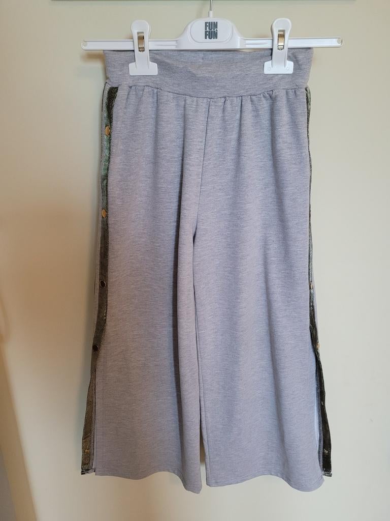 Wijde joggingbroek met split 10-11j Fun & Fun, Fun&Fun, Meisje, Zo goed als nieuw, Ophalen