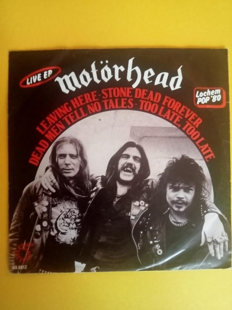 Motörhead 7" Lochem 1980 live EP, Ophalen of Verzenden