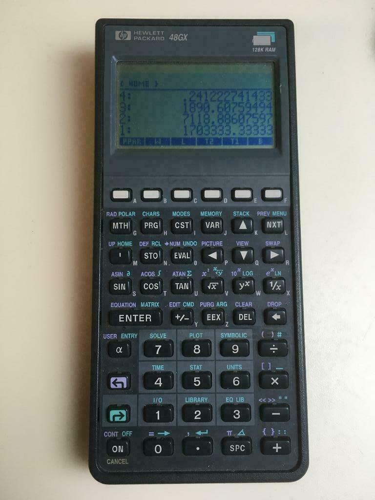 ik zoek een HP41CX of CV in ruil voor HP48G  grafisch, Ophalen, Grafische rekenmachine