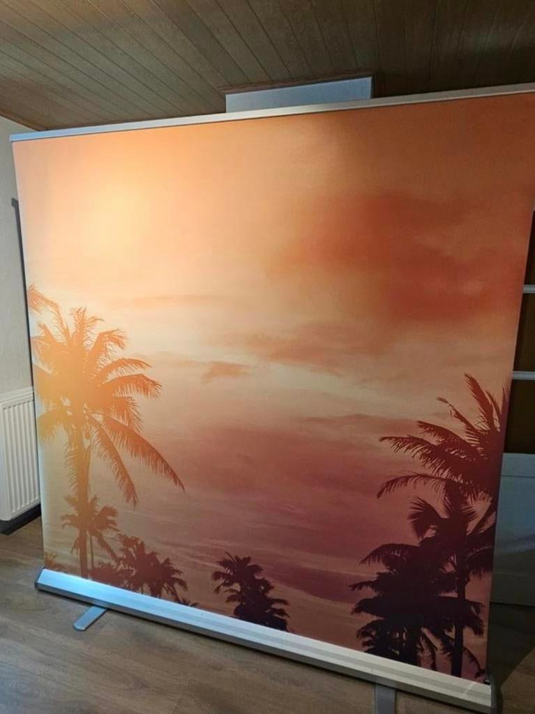Achtergrond photobooth Roll-Up XXL banner, Ophalen