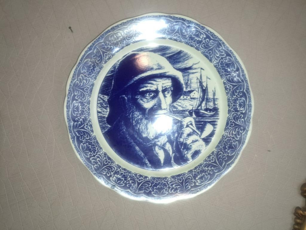 Vintage Boch Frères La Louviere Delft Belgium, Antiquités & Art, Antiquités | Assiettes décoratives & Carrelages, Enlèvement