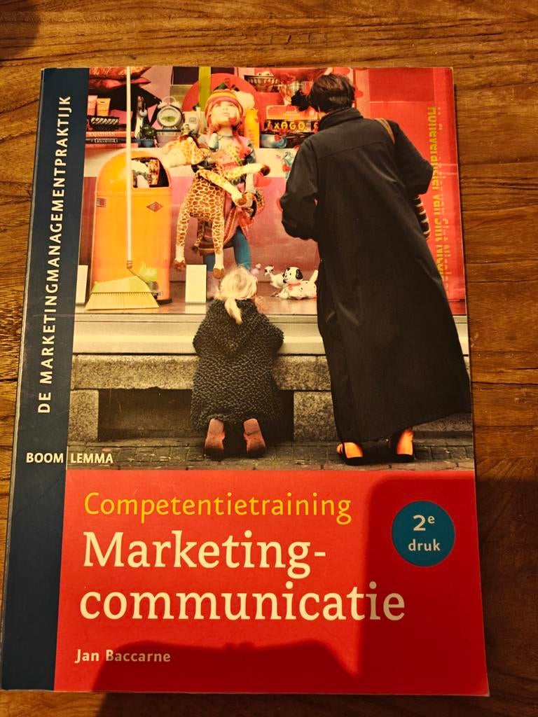 Jan Baccarne - Marketingcommunicatie, Boeken, Economie, Management en Marketing, Ophalen of Verzenden
