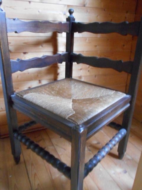 antieke stoelen, hoekstoel en krukje, Antiek en Kunst, Ophalen