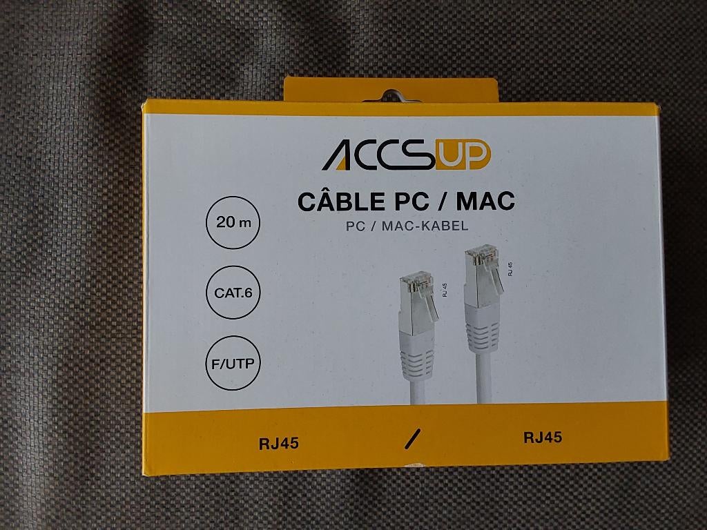 Internetkabel 20 meter nieuw, Enlèvement ou Envoi, Neuf