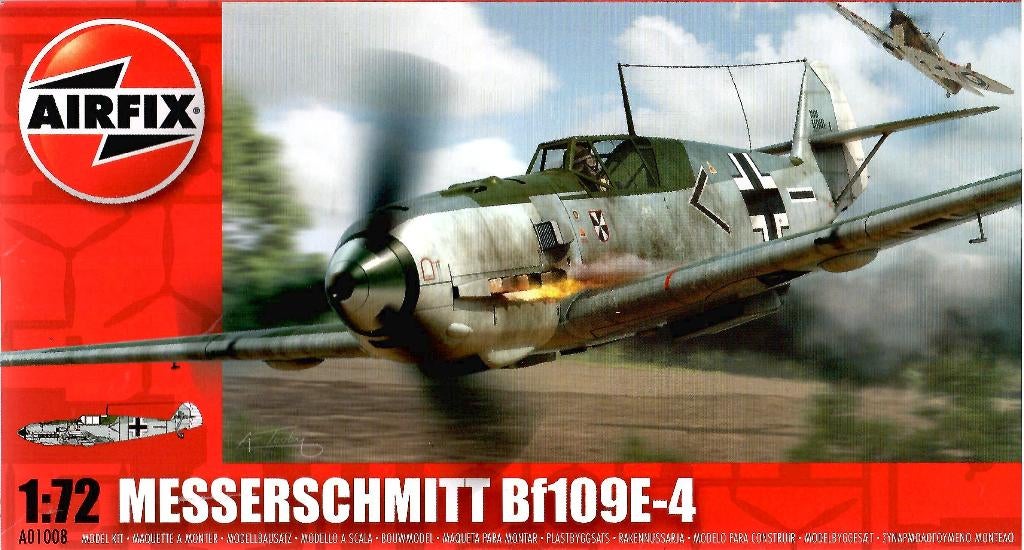 Airfix Messerschmitt Bf 109 E-4 1/72, Autres marques, Enlèvement ou Envoi, Comme neuf, 1:72 à 1:144