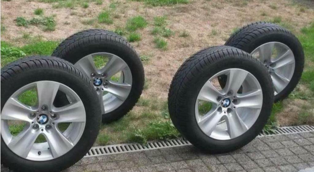 4 ORG. BMW RUNFLAT WINTERWIELEN + BANDEN– 7mm | 8mm - 350€, Autos : Pièces & Accessoires, Pneus & Jantes, Jante(s), Pneus hiver