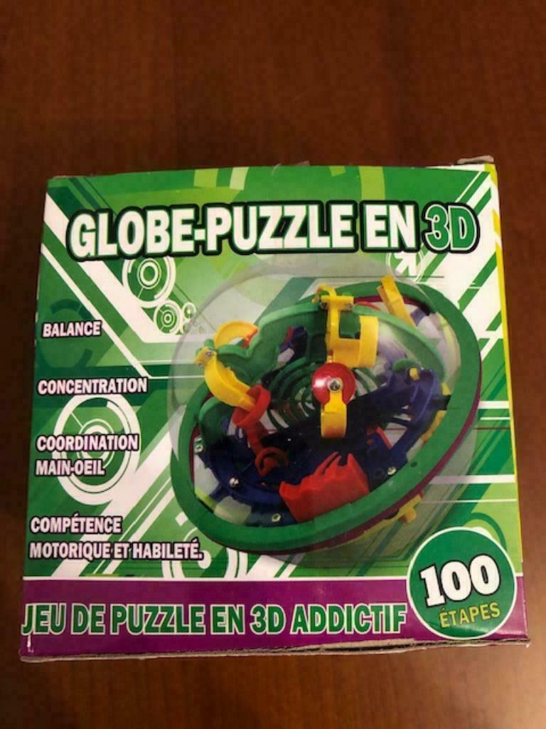 Globe puzzle 3D, Enlèvement ou Envoi, Utilisé, Rubik's Cube ou Puzzle 3D