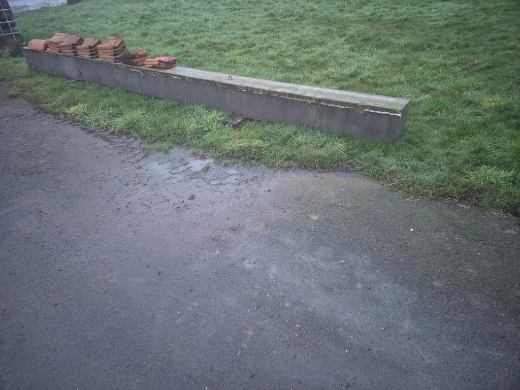 Betonnen balk/latei/lanteneau/linteel, Ophalen