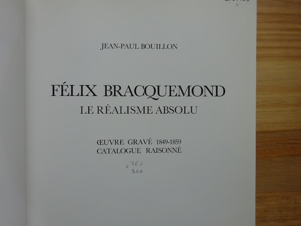 Félix Bracquemond, catalogue raisonné de l'oeuvre gravé 1987, Ophalen of Verzenden, Gelezen, Grafische vormgeving