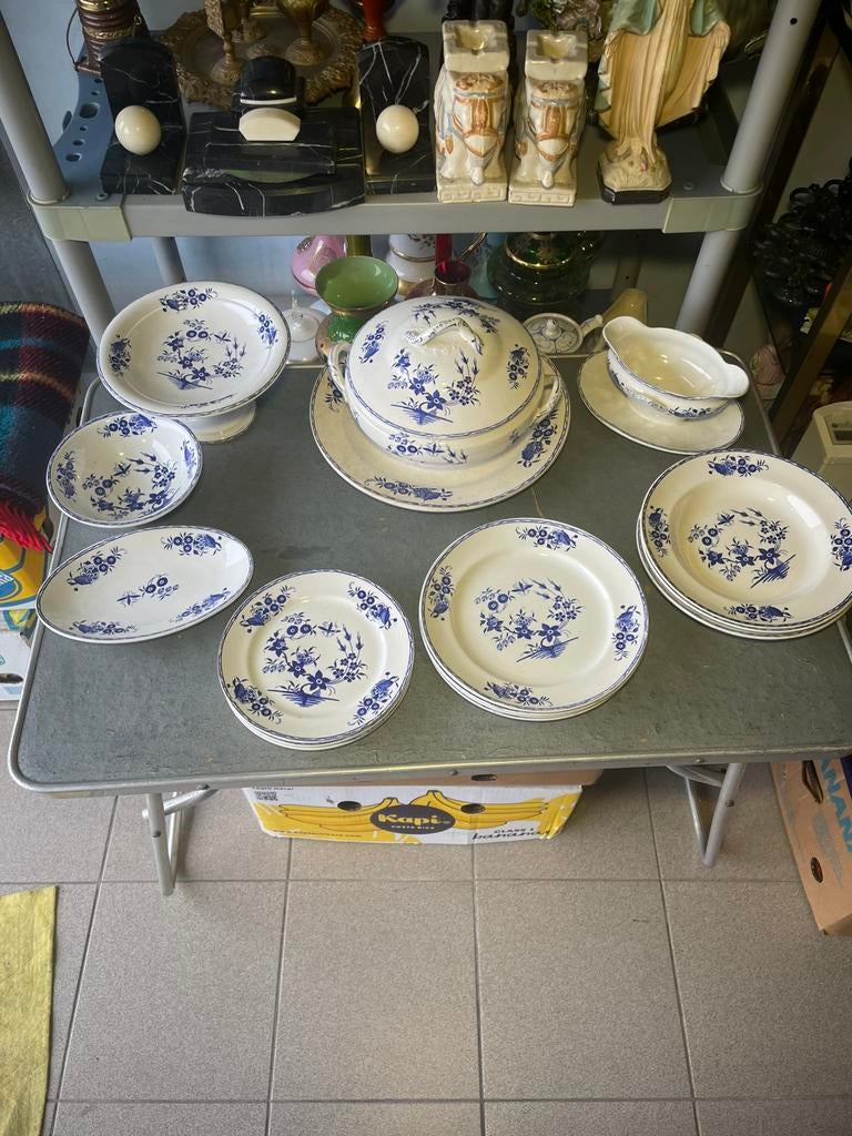 BOCH grand bouquet 17 delen, Antiek en Kunst, Antiek | Servies los, Ophalen