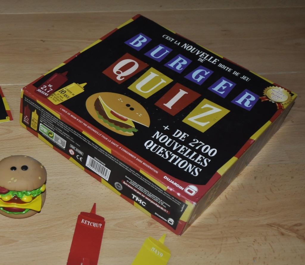 Burger Quiz jeu de société à partir de 10 ans, Een of twee spelers, Ophalen of Verzenden, Gebruikt, Dujardin