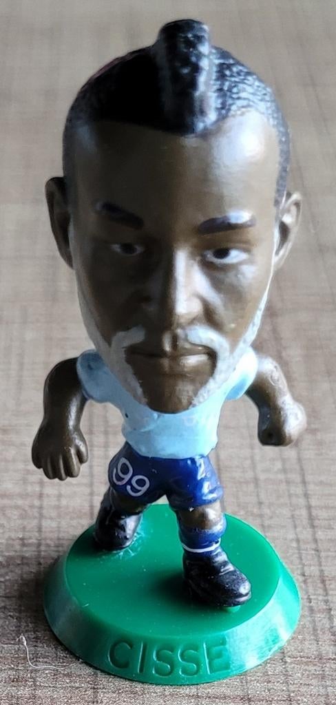 Voetbalpoppetje: Cissé (Frankrijk), Ophalen of Verzenden, Zo goed als nieuw, Beeldje of Poppetje