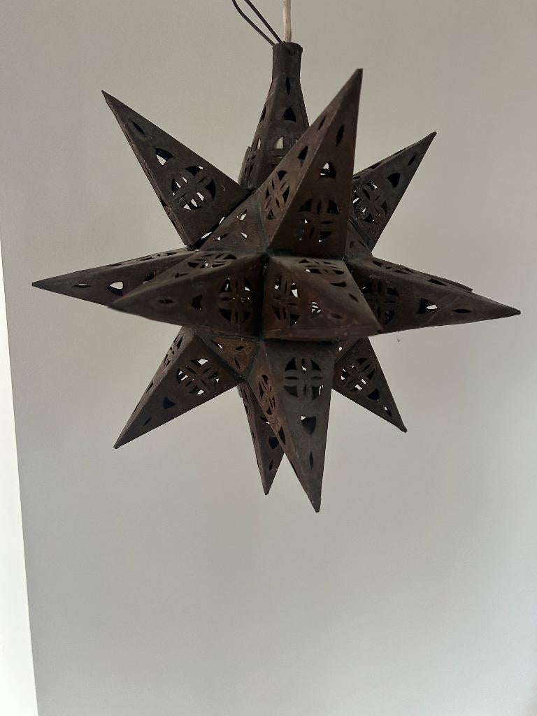 Marokkaanse sterlamp, Huis en Inrichting, Ophalen, Boho, Zo goed als nieuw, Metaal