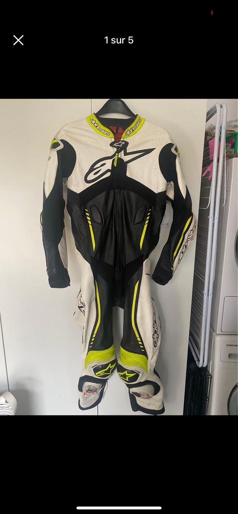 Combi cuir alpinestar t 52, Ophalen, Alpinestar, Tweedehands, Heren