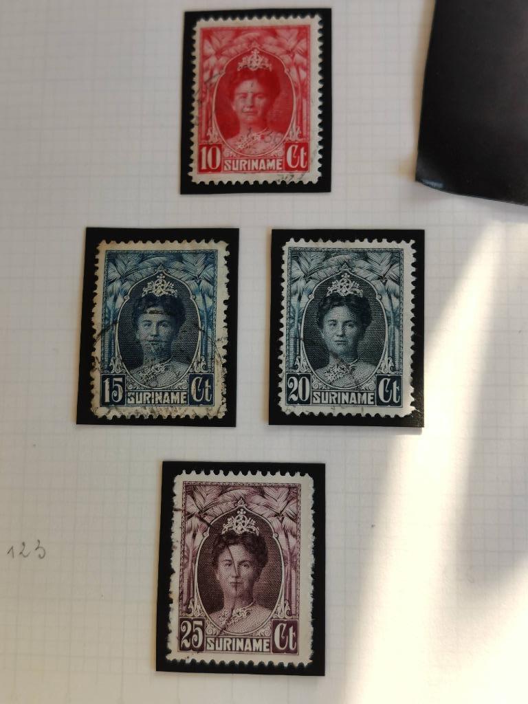 Suriname 1927 - Koningin WIlhelmina, Ophalen of Verzenden, Gestempeld