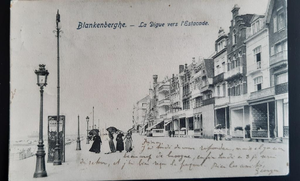 BLANKENBERGE les villas de la digue ZEEDIJK, Verzenden