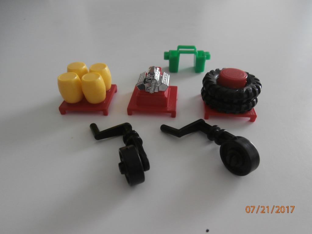 6 Playmobil onderdelen., Enlèvement ou Envoi, Utilisé