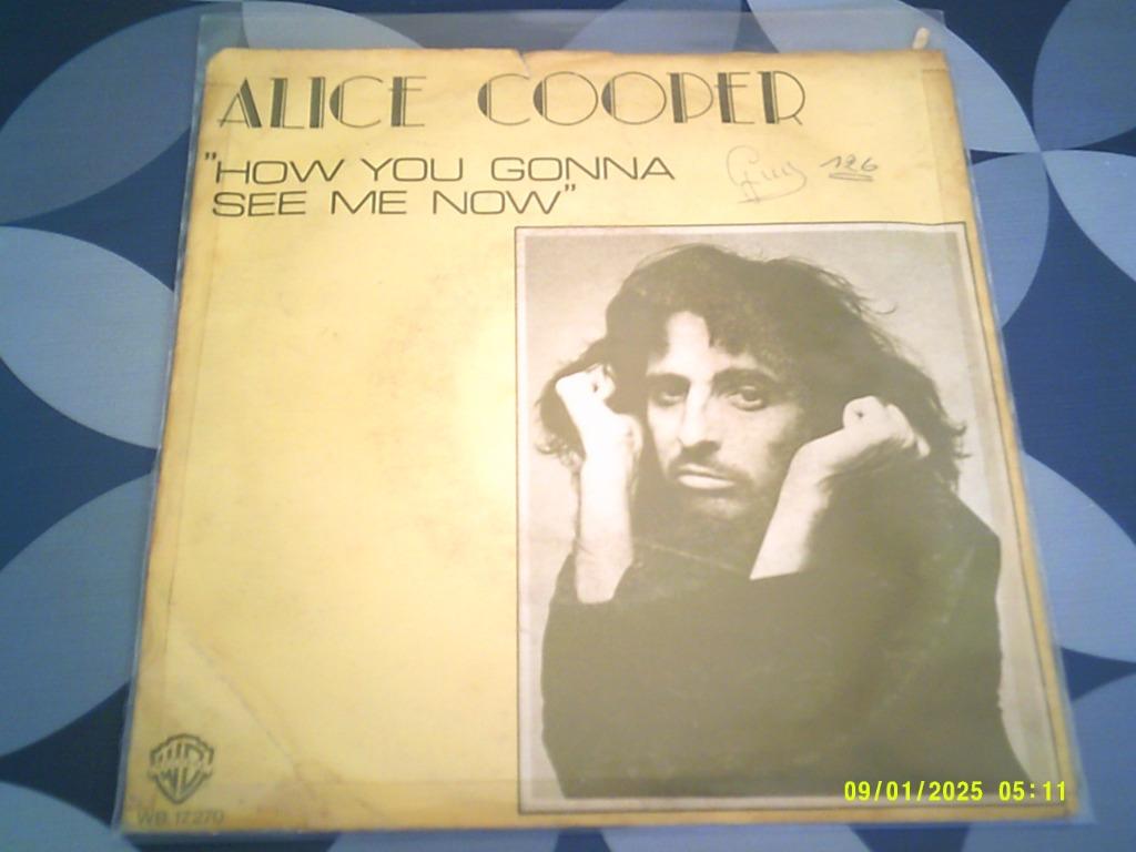 Alice Cooper  – How You Gonna See Me Now vinyl singel, Cd's en Dvd's, Ophalen of Verzenden, Zo goed als nieuw, Overige formaten