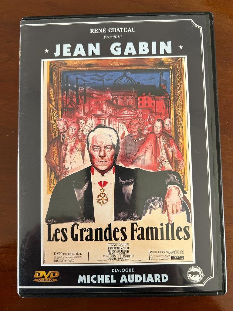 DVD Les grandes familles - Gabin, Pierre Brasseur, Blier, Enlèvement, Comme neuf