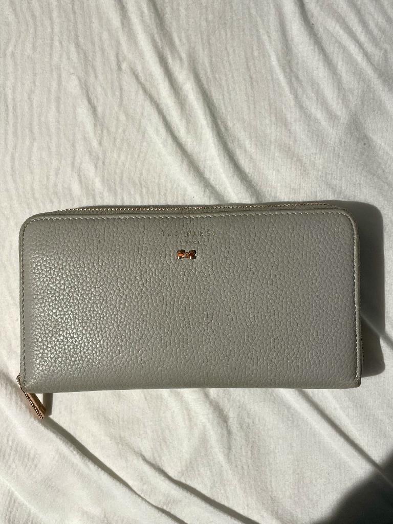 Portemonnee dames Ted Baker, Ophalen of Verzenden, Gebruikt, Grijs, Overige merken