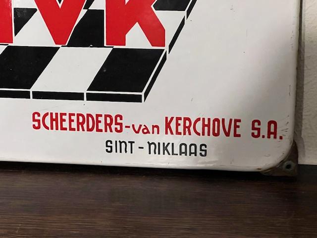 Emaillebordje Pavements SVK Sint Niklaas 1958, Ophalen