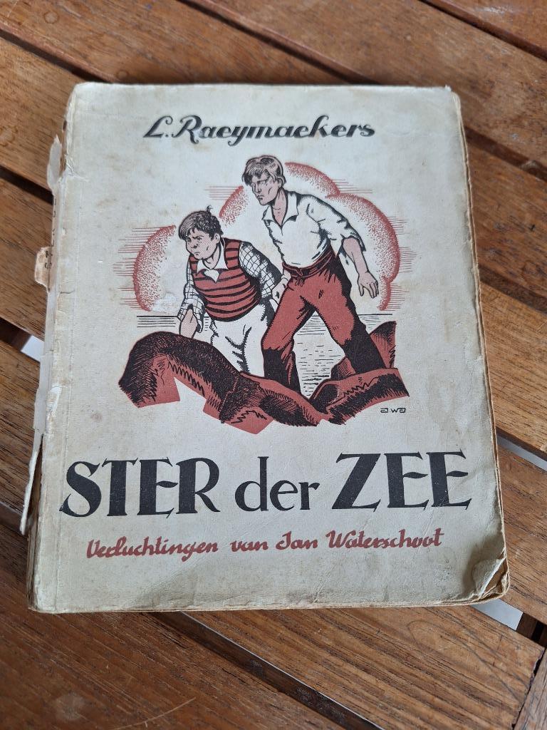 Oud boek “Ster der Zee” (1941) van L. Raeymaekers., Enlèvement ou Envoi