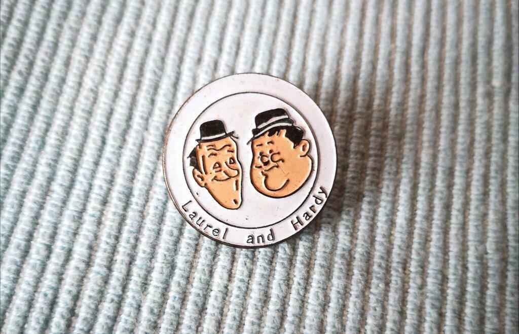 Laurel en hardy pin/, Verzamelen, Ophalen of Verzenden, Zo goed als nieuw