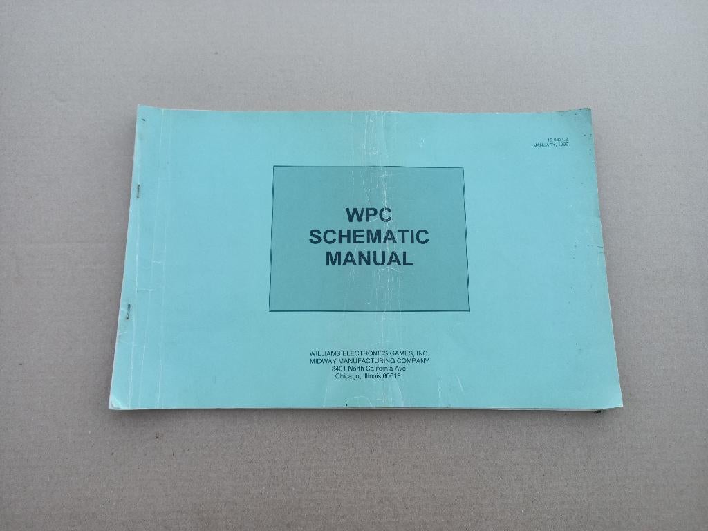 WPC Schematic Manual (Williams) Flipperkast 1995, Collections, Machines | Flipper (jeu), Williams, Envoi