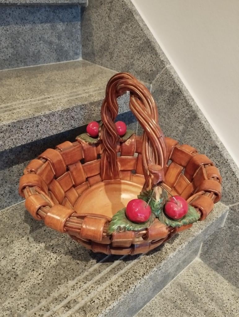Fruitschaal in keramiek, Ophalen of Verzenden, Zo goed als nieuw, Schaal