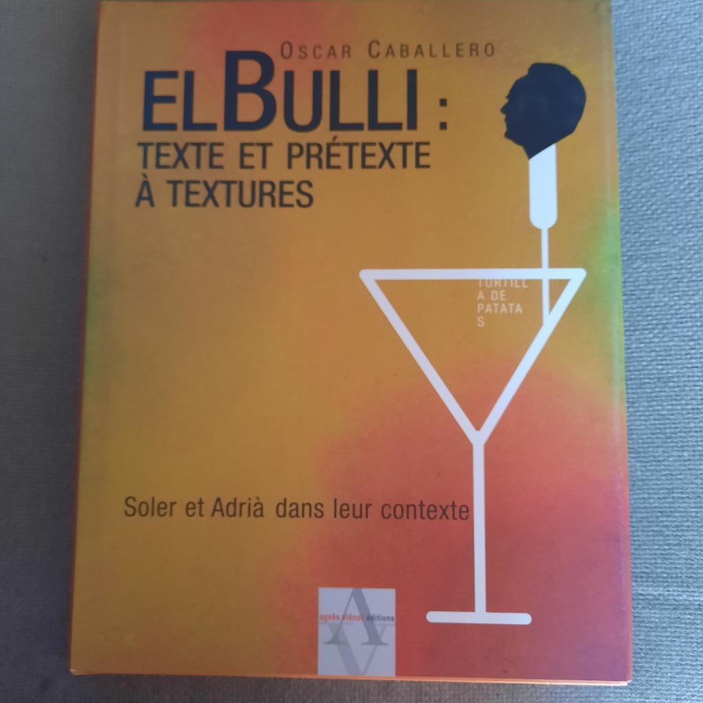 EL BULLI : OSCAR CABALLERO -, Enlèvement ou Envoi