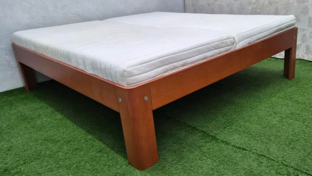 Auping Auronde Bed 180x200cm 48cm Hoog (Seniorenhoogte), Ophalen of Verzenden, Zo goed als nieuw