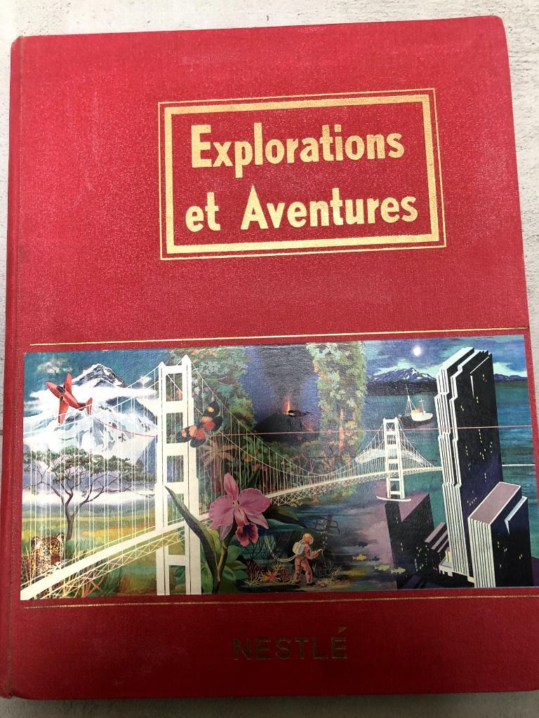 Album Images Nestlé: Explorations Et Aventures, chromo, 1955, Livres, Envoi, Comme neuf