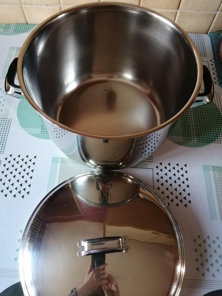 Marmite 10 litres, Enlèvement, Utilisé, Inox