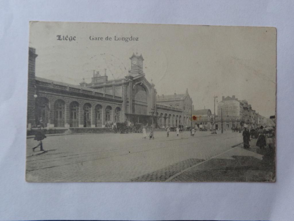 1 ancienne carte postale de Liège (gare de Longdoz), Enlèvement, Liège