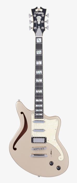 D'Angelico Deluxe Bedford SH, Musique & Instruments, Enlèvement, Utilisé, Semi-solid body, Autres marques