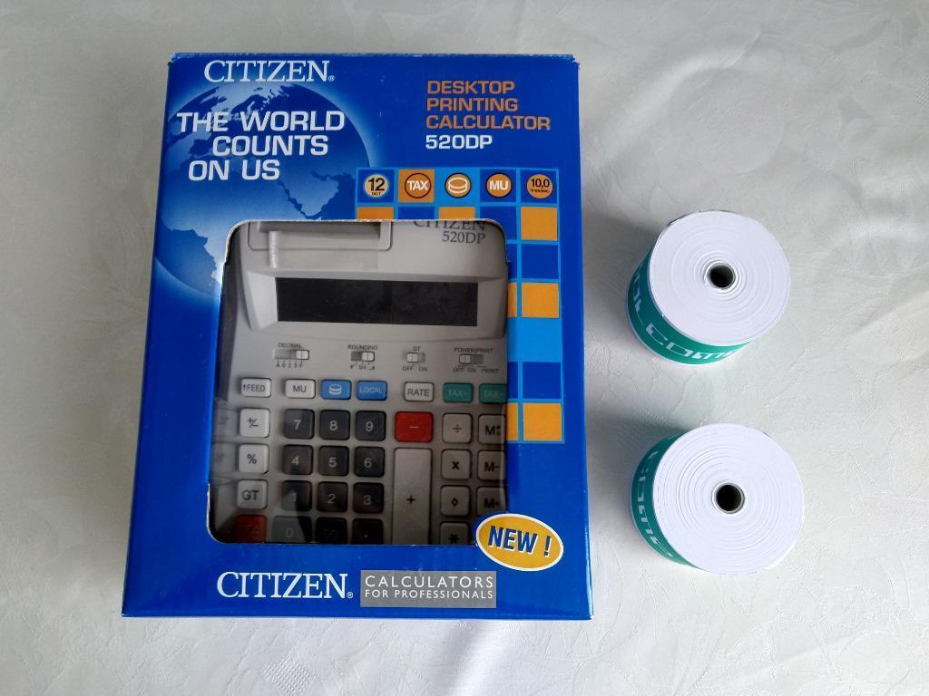 nieuwe Citizen Desktop 520DP rekenmachine, Ophalen of Verzenden, Nieuw in verpakking, Overige typen