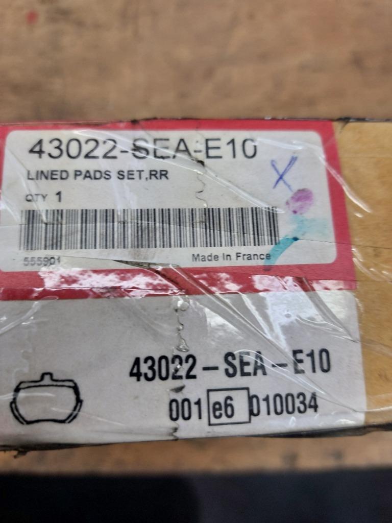 Plaquettes de frein Honda, Enlèvement, Neuf, Honda