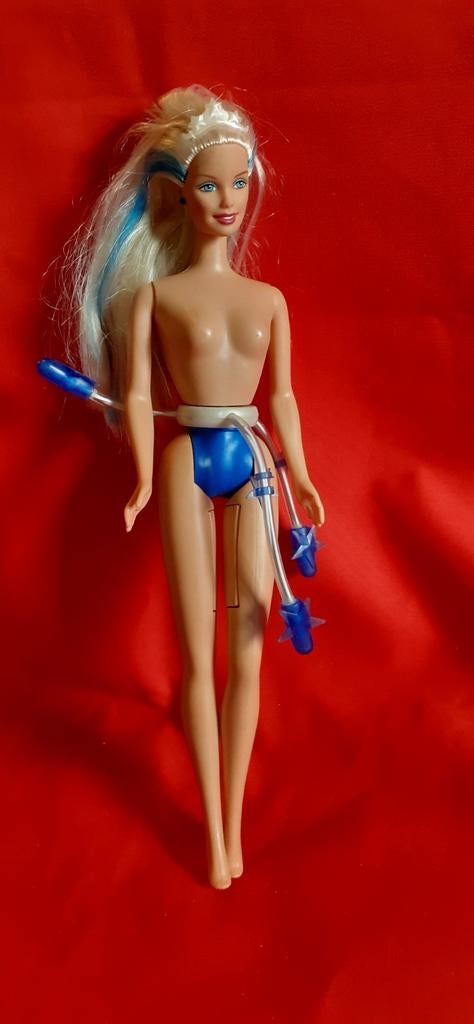 Barbie fée bleu étoilée sans robe (3), Enlèvement ou Envoi, Utilisé, Barbie