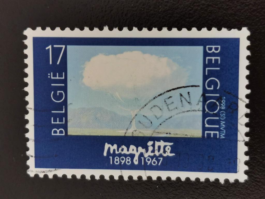 Belgique 1998 - Art - René Magritte, Enlèvement ou Envoi, Affranchi, Art