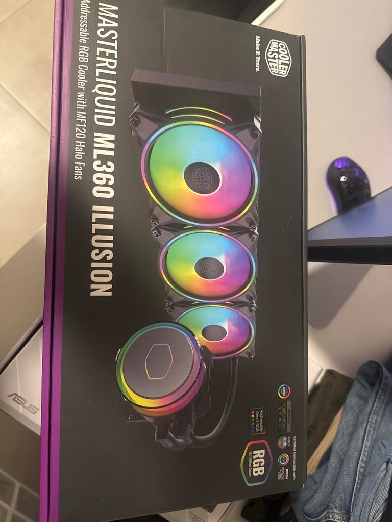 Masterliquid ML360 Illusion, Computers en Software, Computerkoelers, Ophalen, Zo goed als nieuw