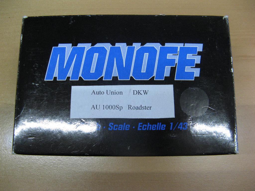 1:43 model DKW AU 1000Sp Roadster – MoNoFe – Metaal, Ophalen of Verzenden, Nieuw, Auto's