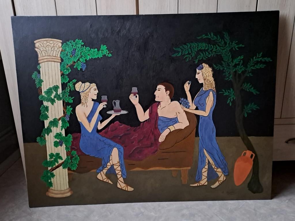 Schilderij. Afmetingen 106cm x 80cm, Ophalen