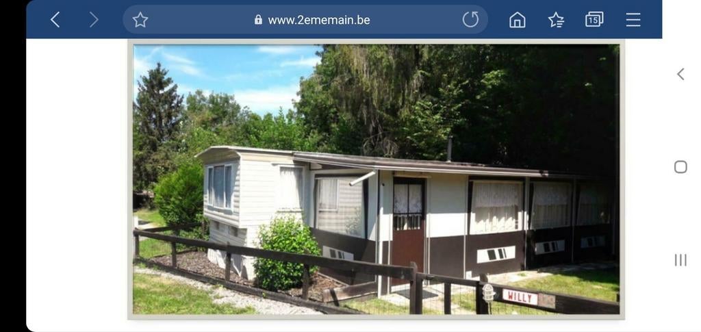 Caravane résidentielle avec auvent rigide levooz, Caravans en Kamperen, Caravans, Particulier, Douche, Luifel, Uitbouw voortent