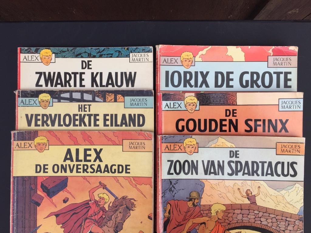 set/6 Alex, Jacques Martin, Gelezen, Ophalen of Verzenden, Jacques Martin, Meerdere stripboeken
