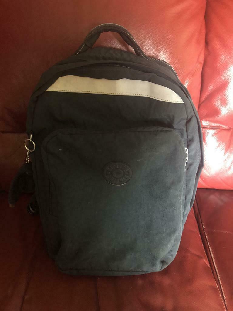 Cartable kipling gris foncé, Comme neuf, Gris, Sac à dos